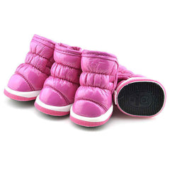 Pets Soft Synthetic Leather Anti-slip Boots Shoes