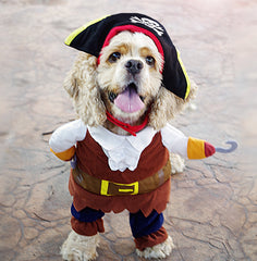 Funny Pirate Pet Costumes Dog Clothing