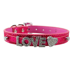 Bling Personalized Pet Dog Collar Rhinestone