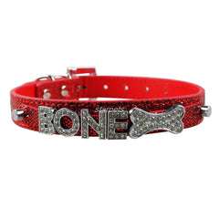 Bling Personalized Pet Dog Collar Rhinestone