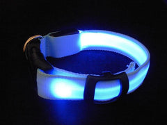 Pet Dog Collar Night Safety Flashing Glow