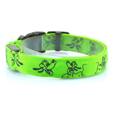 LED Luminous Pet Dog Collar Neck