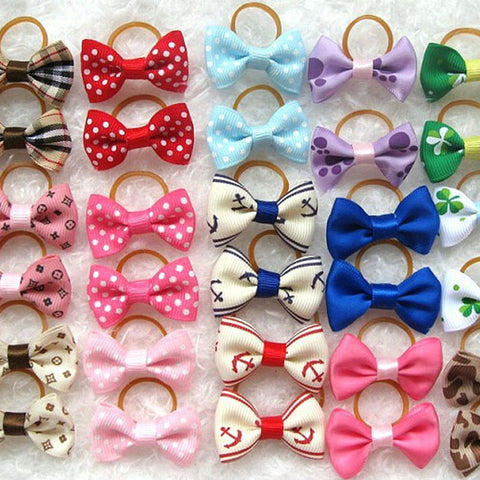 Dog Hair Bows Hairpins Accesssories