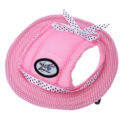 Fashion Breathable Pet Sun Cap with Ear Holes