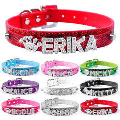 Bling Personalized Pet Dog Collar Rhinestone